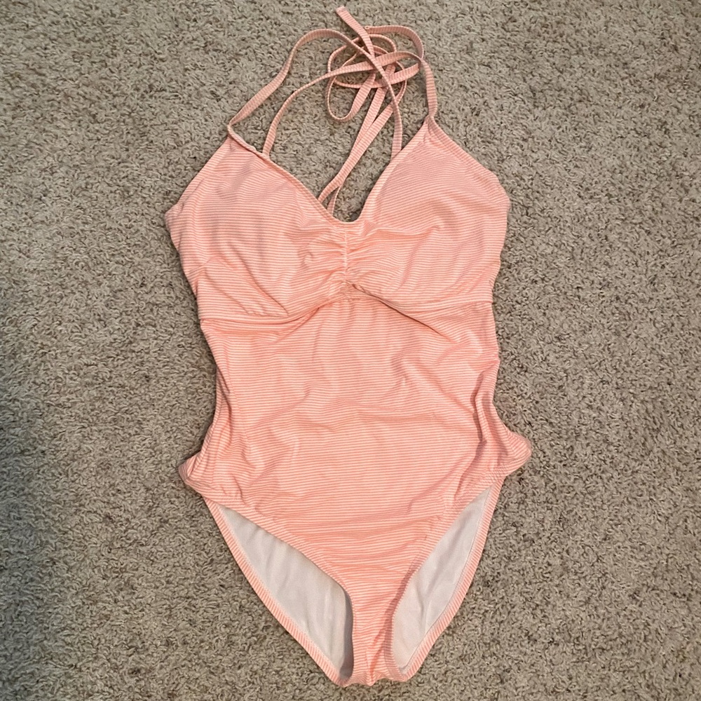 Camari One-Piece Swimsuit - Striped Pink